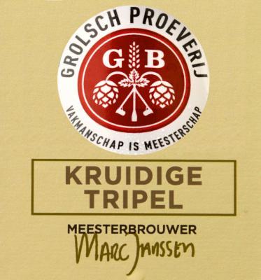 Grolsch Kruidige Tripel logo Grolsch Kruidige Tripel logo